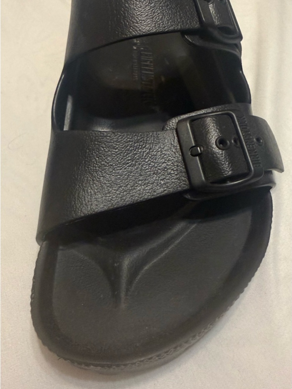 Birkenstock Black Two-Strap Slide Sandals - Picture 4 of 6
